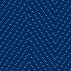 Pin Stripe Chevron- Navy2