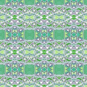Leave It To the Leprechauns (a green plaid of Celtic knot stripes)