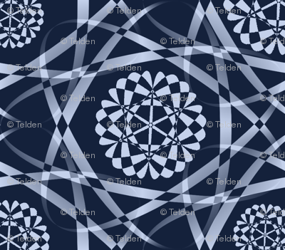 Ribbon Mania - Midnight Blue - Large