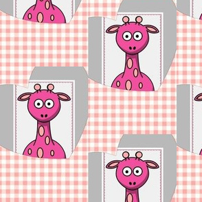 Pink Boo baby giraffe