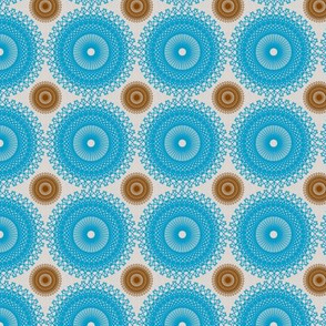 Earth and Sky Dots - Sky Blue