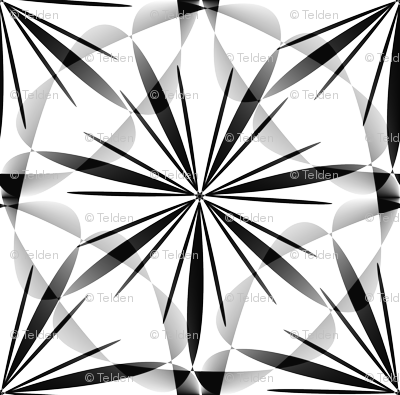 Twinkles - Black and White - Large