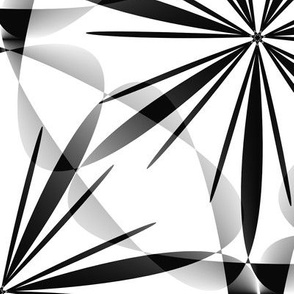 Twinkles - Black and White - Large