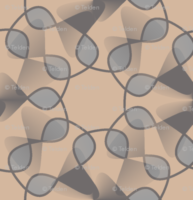 Leaf Fantasy - Honey and Gray