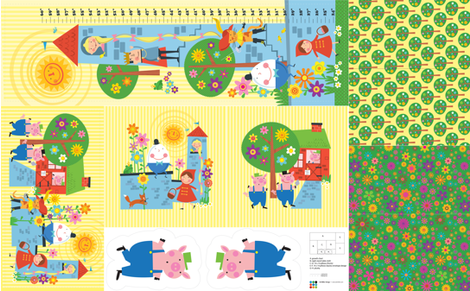Fairytales Bedroom Accessories fabric by edmillerdesign on Spoonflower - custom fabric
