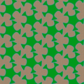 Abstract Cutout - Grass Green Tan