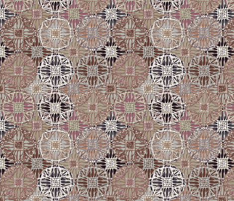 patchwork_gypsy forest berries fabric by glimmericks on Spoonflower - custom fabric
