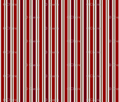 Country Prim Stripes in Red