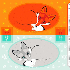 Fire/SnowFox-Warmable/Freezable Pillow