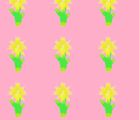 strongdaffodil fabric by loveisallaround on Spoonflower - custom fabric