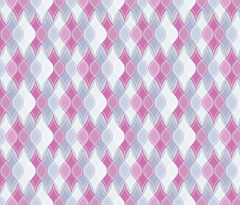 Purple Baubles fabric by robyriker on Spoonflower - custom fabric