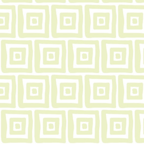 Retro Wonky Square (lt. lime)