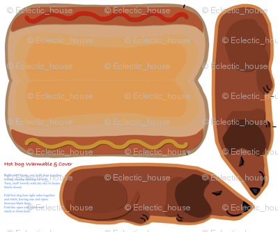 Microwavable Body Warmer HotDog