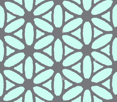 Flower of Life - Gray Mint