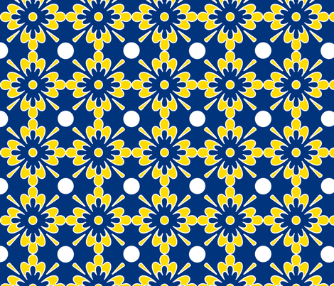 flowers fabric by mgterry on Spoonflower - custom fabric