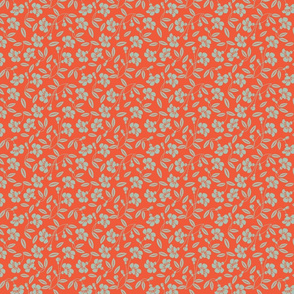 Japanese blossom orange