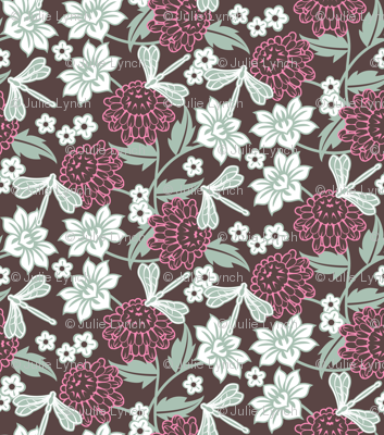Japanese large floral dark
