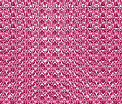 Japanese combs plum and pink fabric by cjldesigns on Spoonflower - custom fabric