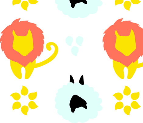 March & April fabric by queen_bean on Spoonflower - custom fabric