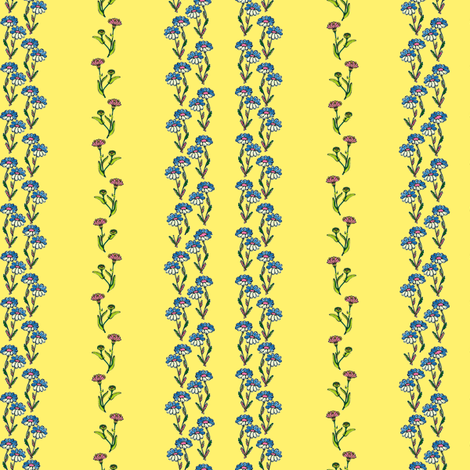 Fleurs 2 fabric by ravynscache on Spoonflower - custom fabric