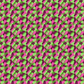 Pink and Green Camo 