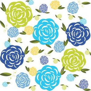 SoftFlowersp-BluesGreens
