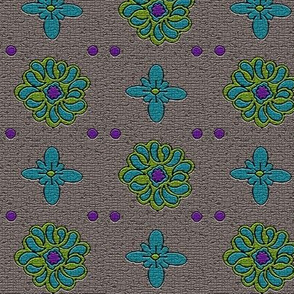 Floral Dots Mosaic