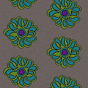 Floral Dots Mosaic- Just Flowers