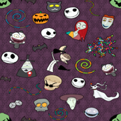 Nightmare Before Christmas Collection Purple