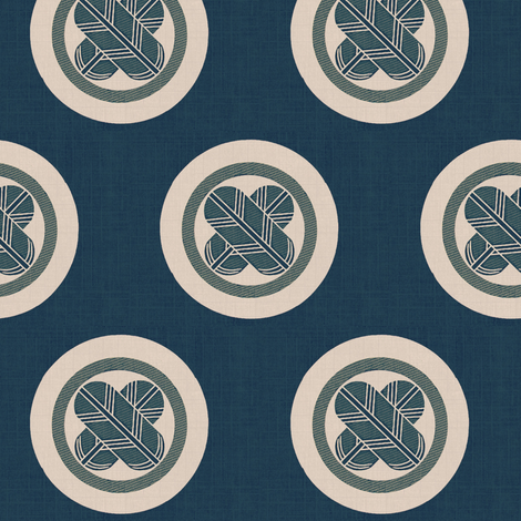 Falcon Feather Crest/Kamon fabric by materialsgirl on Spoonflower - custom fabric