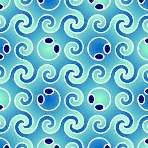 octopod swirl - ice cold