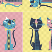 Retro Cats Bedroom Accessories