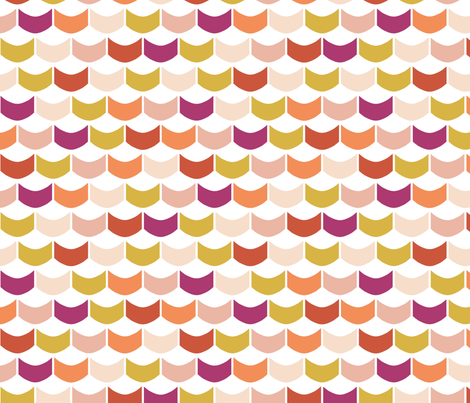 PinkScallops fabric by mrshervi on Spoonflower - custom fabric