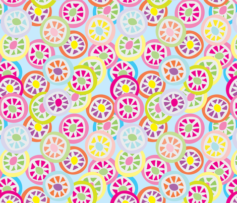 Mmmm Candy - Wrappers - 1 fabric by owlandchickadee on Spoonflower - custom fabric