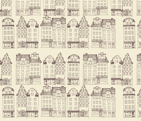 StockholmSketch fabric by mrshervi on Spoonflower - custom fabric