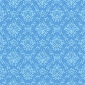 Blue Damask