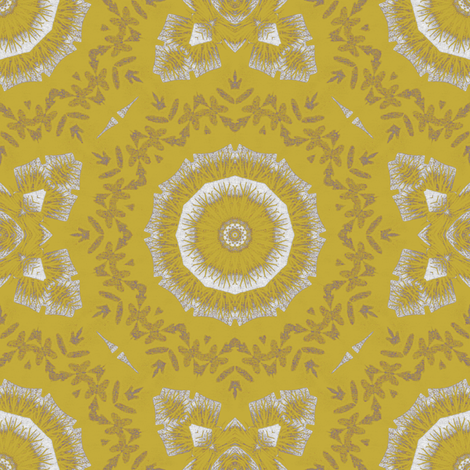Gold fabric by kickyc on Spoonflower - custom fabric
