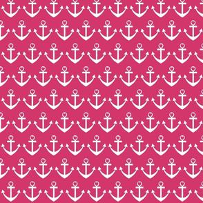 Heart Anchor Pink