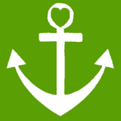 Heart Anchor Green
