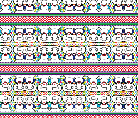 Zeeuwse Missjes fabric by liesbethmol on Spoonflower - custom fabric