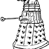 Black and White Daleks