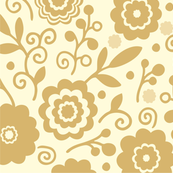 beige floral pattern