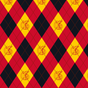 Gryffindor Argyle Sateen