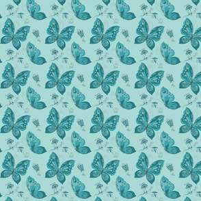 seamless pattern with butterfly