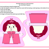Henrietta Hawk Cut and Sew Doll Ornament