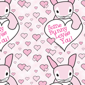 Pink Some Bunny Loves You