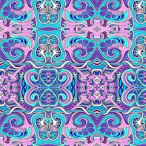 What Shall We Name the Baby (pink and blue romantic abstract)