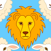 lion + lamb portraits