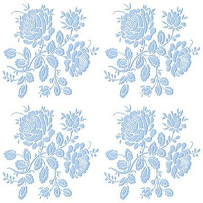 Summerhouse Rose in Blueberry Blue