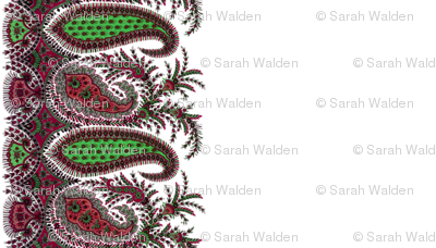 The Paisley Sublime ~ Christmas Special Border Print